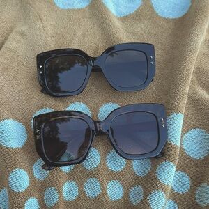 Frye sunglasses tortoise and black